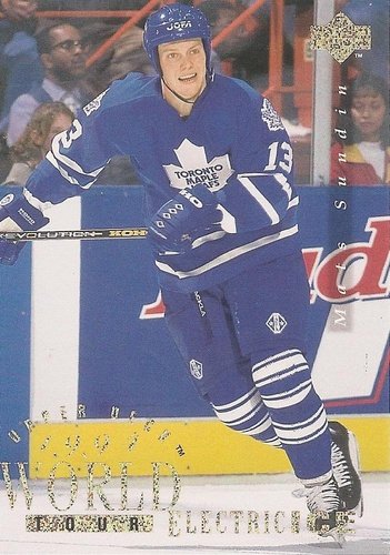 #548 Mats Sundin - Toronto Maple Leafs - 1994-95 Upper Deck Hockey - Electric Ice