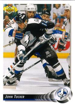 #548 John Tucker - Tampa Bay Lightning - 1992-93 Upper Deck Hockey