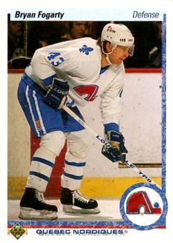 #548 Bryan Fogarty - Quebec Nordiques - 1990-91 Upper Deck Hockey