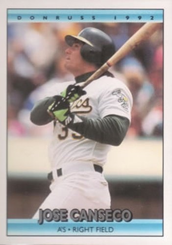 #548 Jose Canseco - Oakland Athletics - 1992 Donruss Baseball