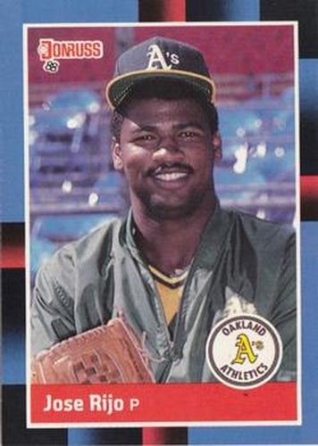 #548 Jose Rijo - Oakland Athletics - 1988 Donruss Baseball