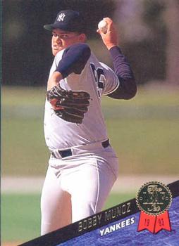 #548 Bobby Munoz - New York Yankees - 1993 Leaf Baseball