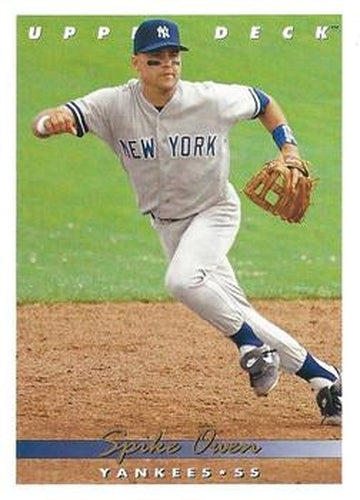 #548 Spike Owen - New York Yankees - 1993 Upper Deck Baseball
