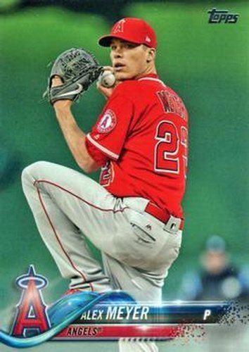 #548 Alex Meyer - Los Angeles Angels - 2018 Topps Baseball