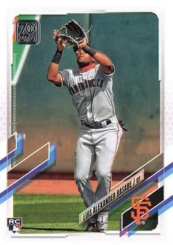#548 Luis Alexander Basabe - San Francisco Giants - 2021 Topps Baseball