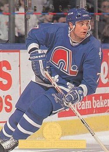 #548 Curtis Leschyshyn - Quebec Nordiques - 1994-95 Leaf Hockey