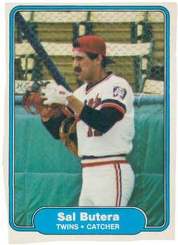 #548 Sal Butera - Minnesota Twins - 1982 Fleer Baseball