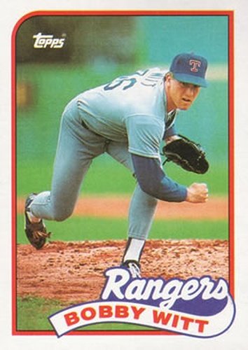 #548 Bobby Witt - Texas Rangers - 1989 Topps Baseball