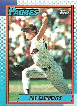 #548 Pat Clements - San Diego Padres - 1990 Topps Baseball