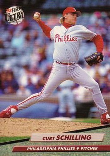 #548 Curt Schilling - Philadelphia Phillies - 1992 Ultra Baseball