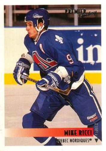 #548 Mike Ricci - Quebec Nordiques - 1994-95 O-Pee-Chee Premier Hockey