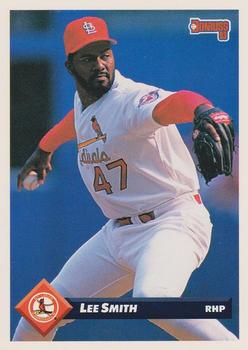 #548 Lee Smith - St. Louis Cardinals - 1993 Donruss Baseball