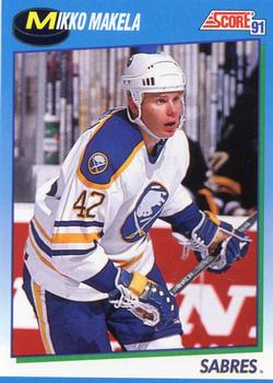 #549 Mikko Makela - Buffalo Sabres - 1991-92 Score Canadian Hockey
