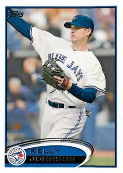 #549 Kelly Johnson - Toronto Blue Jays - 2012 Topps Baseball
