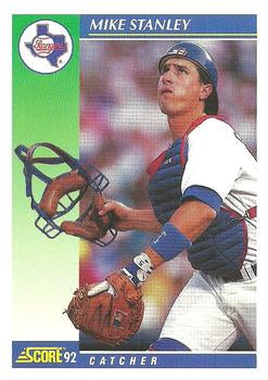 #549 Mike Stanley - Texas Rangers - 1992 Score Baseball