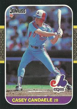 #549 Casey Candaele - Montreal Expos - 1987 Donruss Baseball