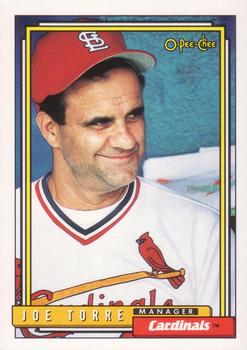 #549 Joe Torre - St. Louis Cardinals - 1992 O-Pee-Chee Baseball