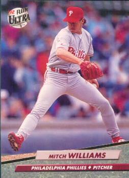 #549 Mitch Williams - Philadelphia Phillies - 1992 Ultra Baseball
