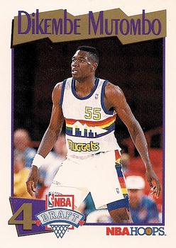 #549 Dikembe Mutombo - Denver Nuggets - 1991-92 Hoops Basketball
