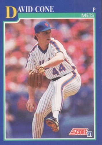 #549 David Cone - New York Mets - 1991 Score Baseball