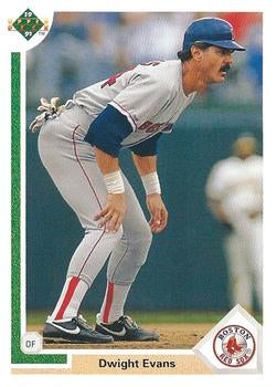 #549 Dwight Evans - Boston Red Sox - 1991 Upper Deck Baseball