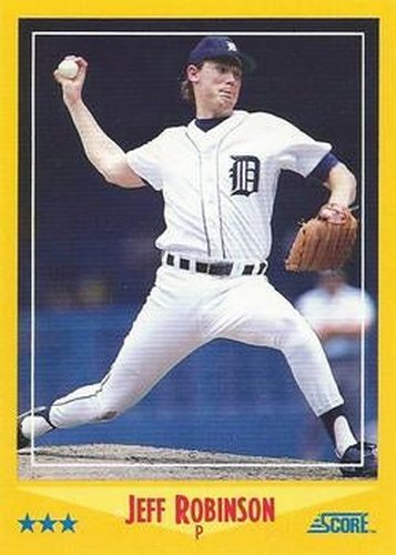 #549 Jeff Robinson - Detroit Tigers - 1988 Score Baseball
