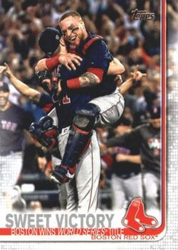 #549 Sweet Victory - Boston Red Sox - 2019 Topps Baseball