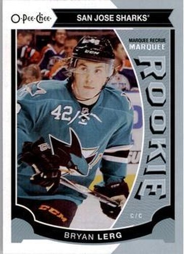 #549 Bryan Lerg - San Jose Sharks - 2015-16 O-Pee-Chee Hockey