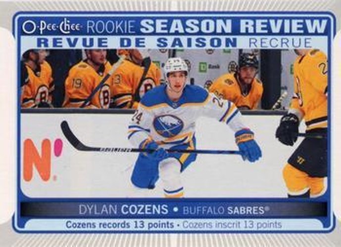 #549 Dylan Cozens - Buffalo Sabres - 2021-22 O-Pee-Chee Hockey