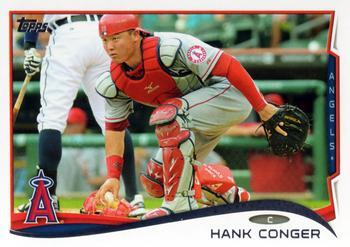 #549 Hank Conger - Los Angeles Angels - 2014 Topps Baseball