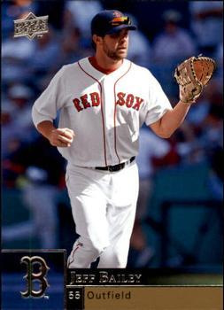 #549 Jeff Bailey - Boston Red Sox - 2009 Upper Deck Baseball