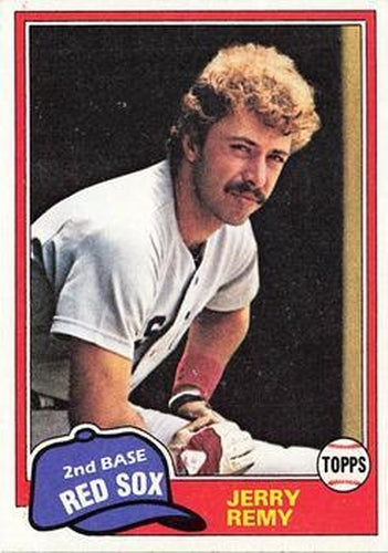 #549 Jerry Remy - Boston Red Sox - 1981 Topps Baseball