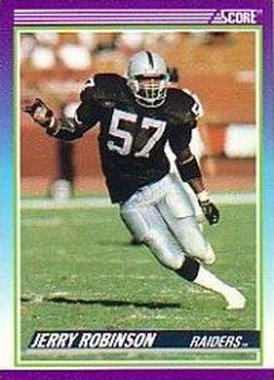 #549 Jerry Robinson - Los Angeles Raiders - 1990 Score Football