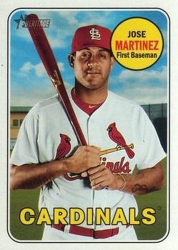 #549 Jose Martinez - St. Louis Cardinals - 2018 Topps Heritage Baseball