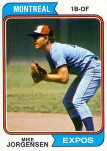 #549 Mike Jorgensen - Montreal Expos - 1974 Topps Baseball