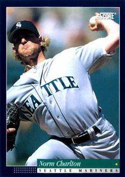 #549 Norm Charlton - Seattle Mariners -1994 Score Baseball