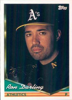#549 Ron Darling - Oakland Athletics - 1994 Topps Baseball