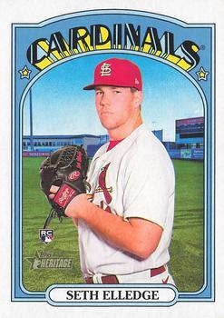 #549 Seth Elledge - St. Louis Cardinals - 2021 Topps Heritage Baseball