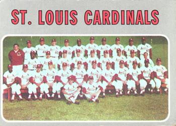 #549 St. Louis Cardinals - St. Louis Cardinals - 1970 Topps Baseball