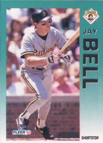 #549 Jay Bell - Pittsburgh Pirates - 1992 Fleer Baseball