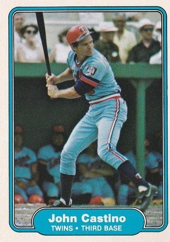 #549 John Castino - Minnesota Twins - 1982 Fleer Baseball
