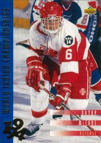 #549 Bryan McCabe - Canada - 1993-94 Upper Deck Hockey