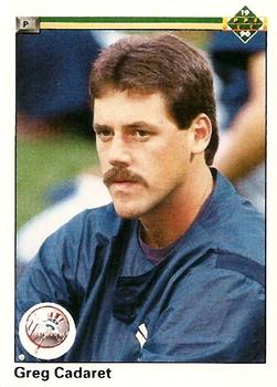 #549 Greg Cadaret - New York Yankees - 1990 Upper Deck Baseball