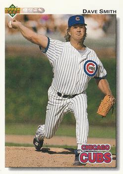 #549 Dave Smith - Chicago Cubs - 1992 Upper Deck Baseball