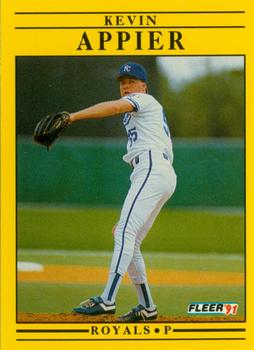 #549 Kevin Appier - Kansas City Royals - 1991 Fleer Baseball