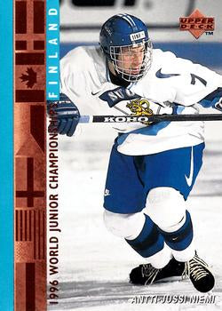 #549 Antti-Jussi Niemi - Finland - 1995-96 Upper Deck Hockey