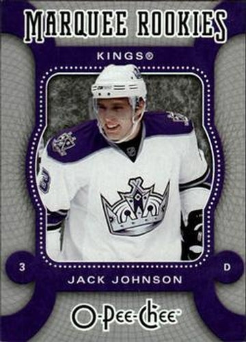 #549 Jack Johnson - Los Angeles Kings - 2007-08 O-Pee-Chee Hockey