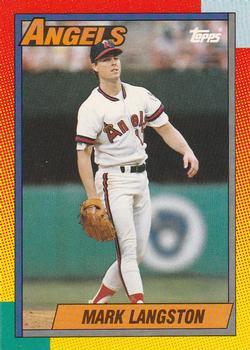 #54T Mark Langston - California Angels - 1990 Topps Traded Baseball