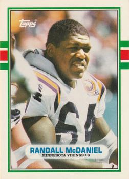 #54T Randall McDaniel - Minnesota Vikings - 1989 Topps Traded Football