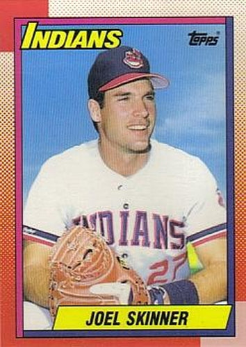 #54 Joel Skinner - Cleveland Indians - 1990 Topps Baseball